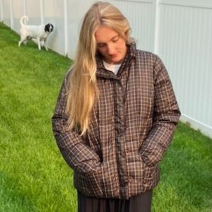 Tommy Hilfiger Plaid Puffer Jacket 